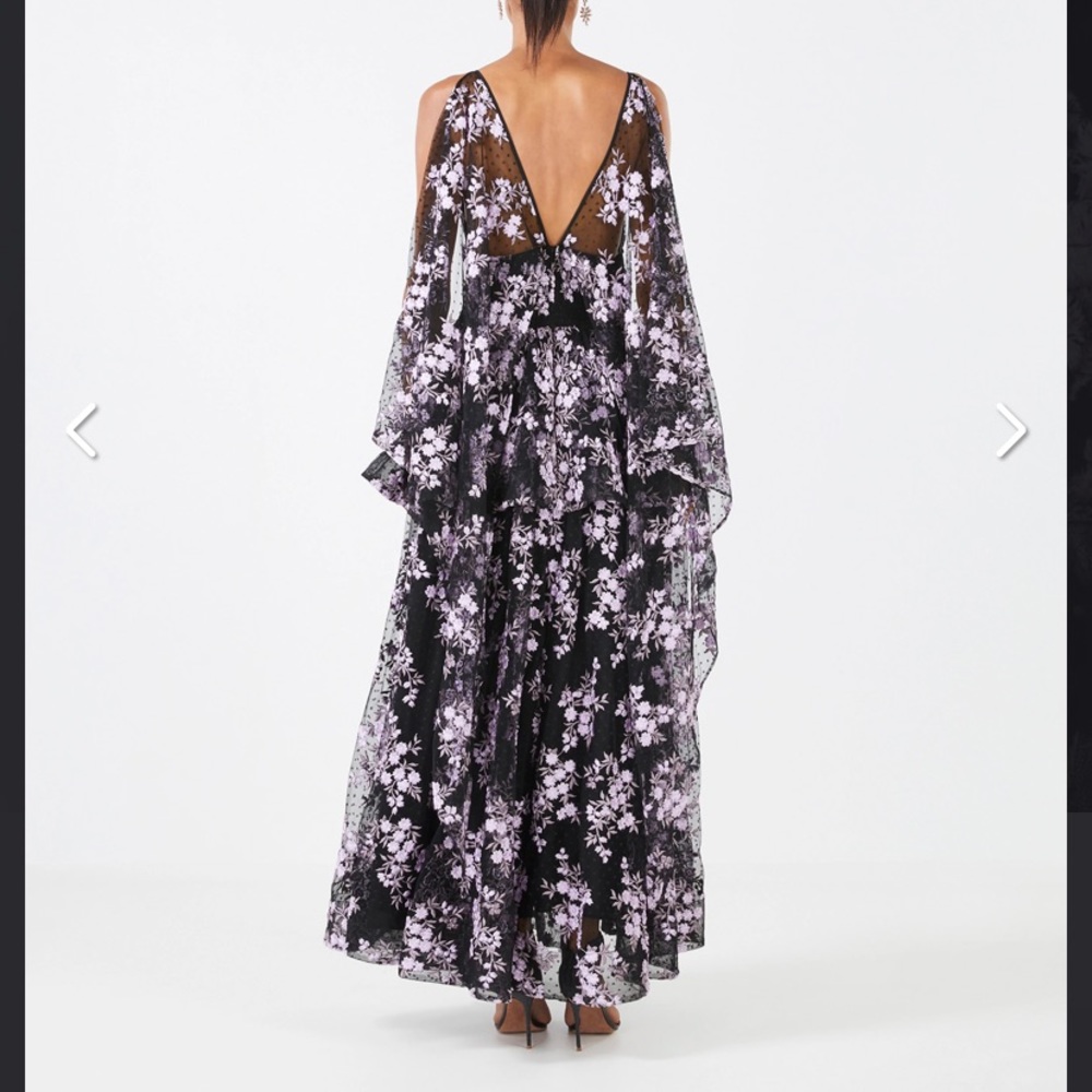BCBGMAXAZRIA Rosana Peplum Gown